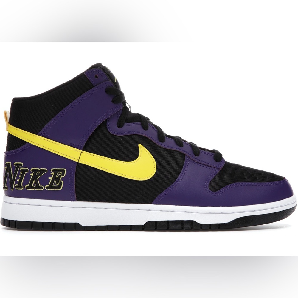 Lakers Nike Dunk High EMB